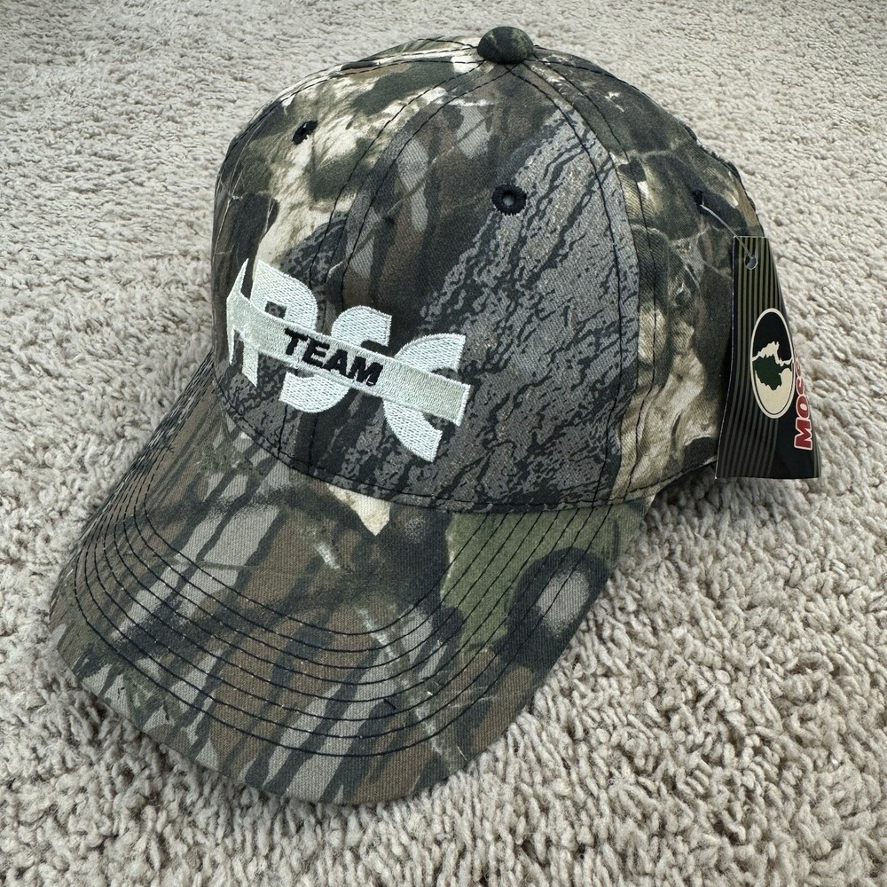 Team PSE Archery Hat Mossy Oak Camo Snapback Hunting Outdoor Youngan Cap NWT NOS